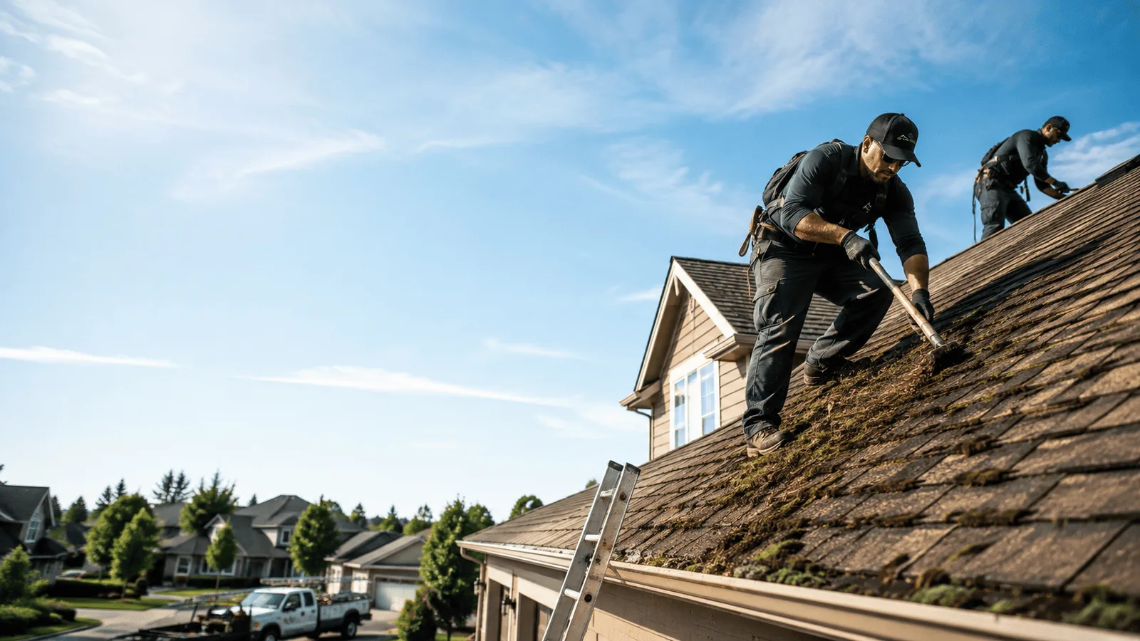 Roof Moss Removal in Blum, TX near me
